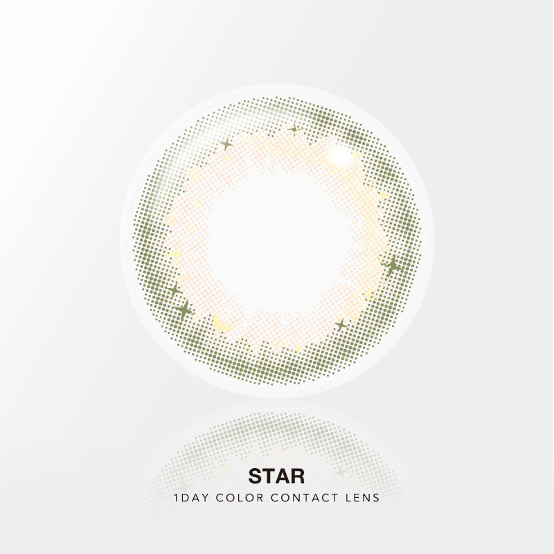 STAR Daily Disposable Soft Color Contact Lens | 隱形眼鏡 美瞳 星光绿