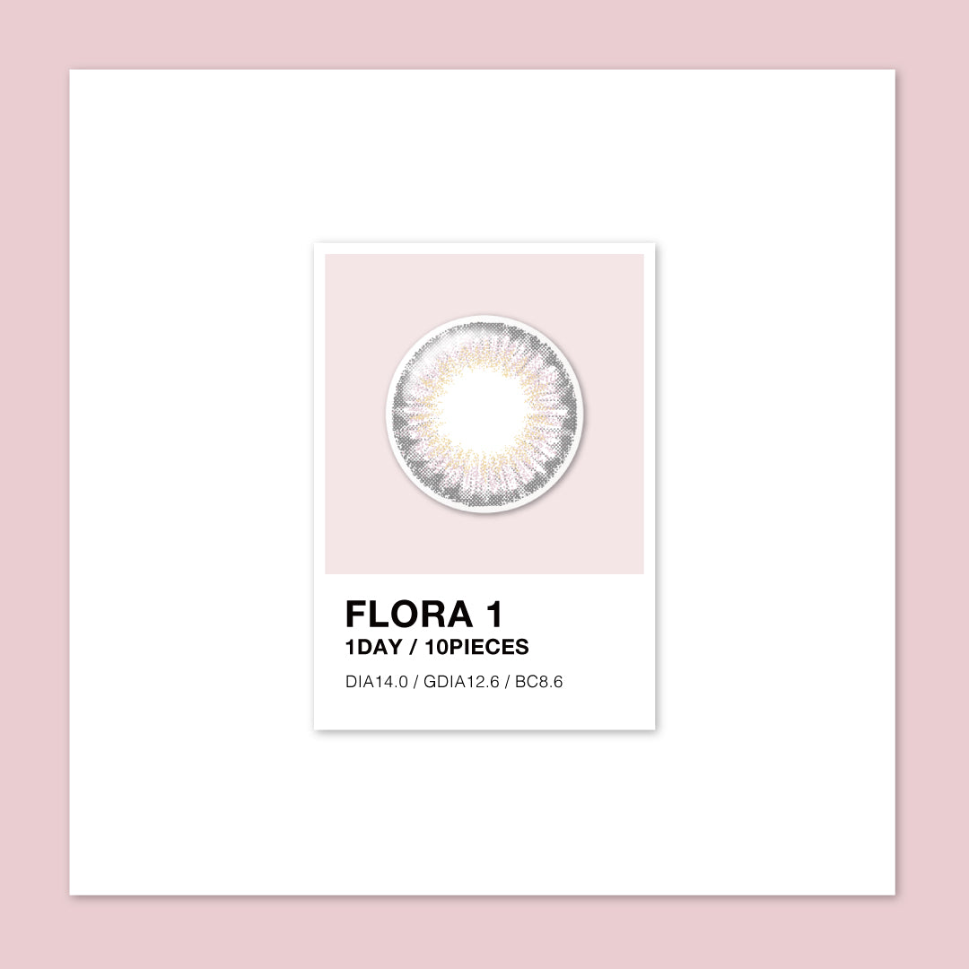 FLORA Daily Disposable Soft Color Contact Lens | 隱形眼鏡 美瞳 花神粉