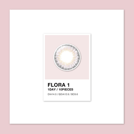 FLORA Daily Disposable Soft Color Contact Lens | 隱形眼鏡 美瞳 花神粉