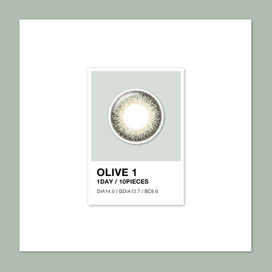 OLIVE Daily Disposable Soft Color Contact Lens | 隱形眼鏡 美瞳 橄榄绿