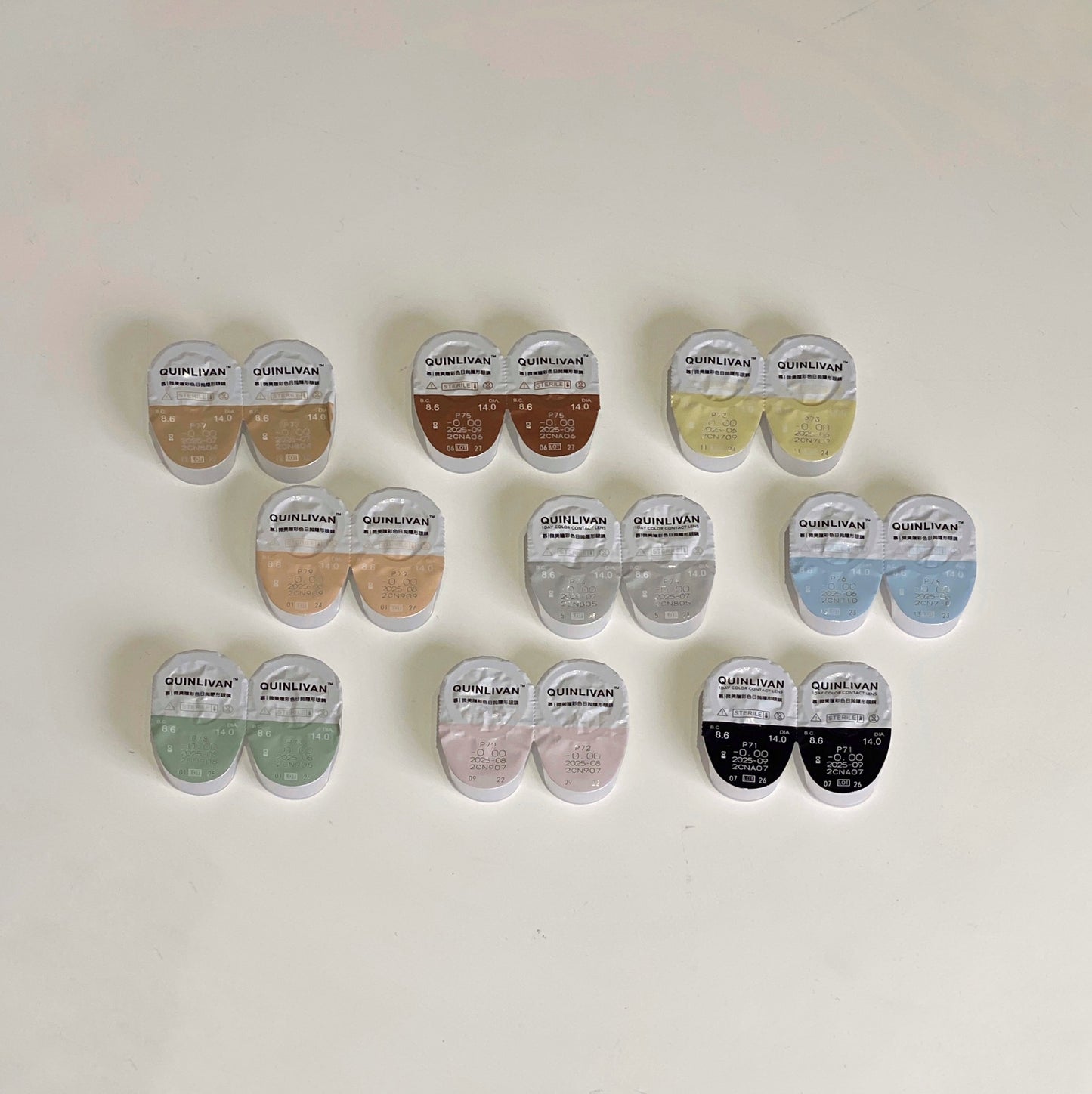 [Trial Pack] Daily Disposable Soft Color Contact Lens | [试用装] 隱形眼鏡 美瞳